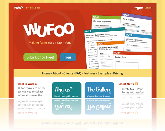 Wufoo - HTML Form Builder - Free Contact Forms & Online Surveys_1259927375925