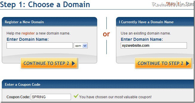 hostgator-enter-domainname